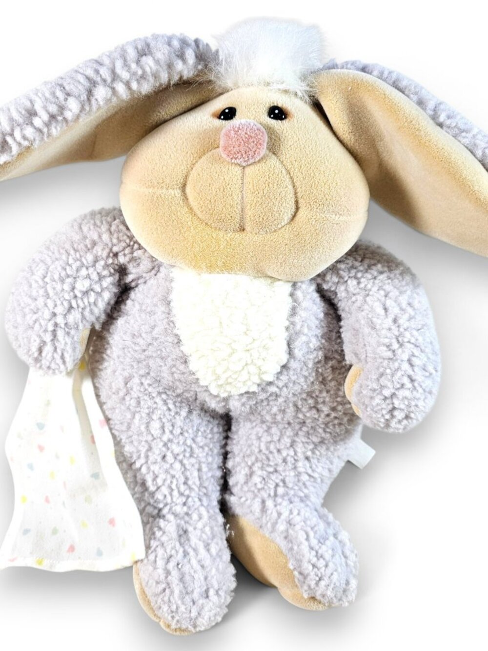 Matchbox Need A Littles Bunny Rabbit Plush Stuffed Toy Purple Vintage 1985 14"